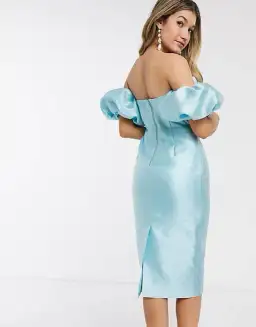 Mossman Siren Dress Blue Size 6 for rent on The Volte - image 2