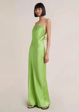 Bec & Bridge The Dreamer Tie Back Maxi Dress Lime Green Size 10  for rent on The Volte - image 1