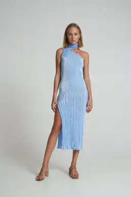 Lidee Soiree 90s Gown Sky Blue Size 8 for rent on The Volte - image 1