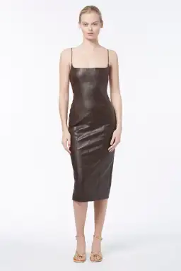 Manning Cartell Alter Egos Backless Dress Brown Size 8 for rent on The Volte - image 1