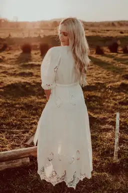 Co & Ry Marigold Dress White Size M/Au 10 for rent on The Volte - image 2