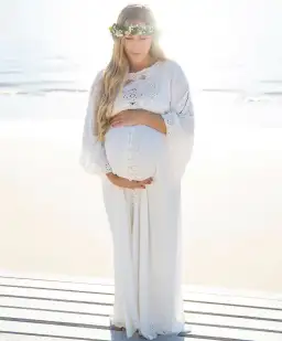 Fillyboo I Believe In Unicorns Dress in Ivory White Size M for rent on The Volte - image 4