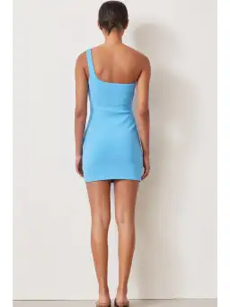 Bec & Bridge Paloma Mini Dress Blue Size AU 6 for rent on The Volte - image 3