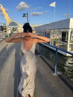 Bec & Bridge Frankie V Dress Print Size 6 for rent on The Volte - image 5