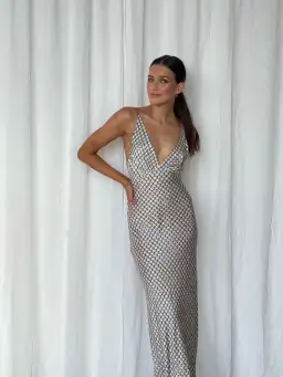 Bec & Bridge Frankie V Dress Print Size 6 for rent on The Volte - image 1