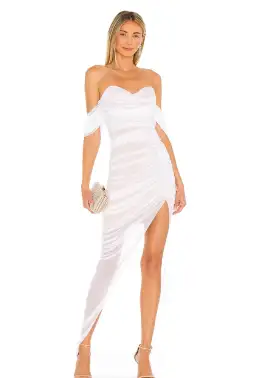 Love Nookie Dita Mesh Gown White Size S for rent on The Volte - image 1