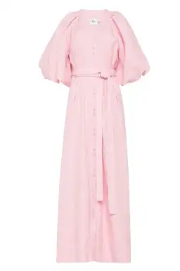 Aje Evermore Midi Dress Rose Pink Size 8  for rent on The Volte - image 5