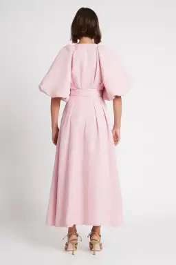 Aje Evermore Midi Dress Rose Pink Size 8  for rent on The Volte - image 4