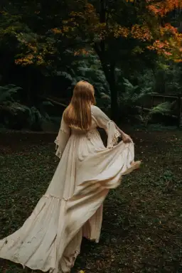 We Are Reclamation Dreams Like These Gown Beige - One Size Fits Most (Aus 6-18) for rent on The Volte - image 4