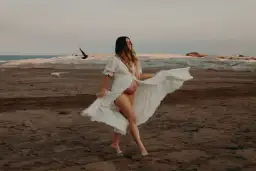 Co and Ry Dawn Dress White Size 12  for rent on The Volte - image 4