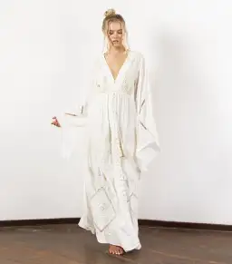 Fillyboo Strawberry Fields Dress Cream Size XL for rent on The Volte - image 1