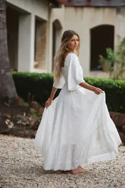 Coven & Co Starlight Gown White Size XL for rent on The Volte - image 5