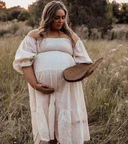 Bird and Kite Isabella Dress in Rose Milk Size M / AU 12 for rent on The Volte - image 3