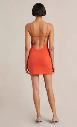 BEC + BRIDGE Elroy Mini Dress ORANGE Size AU 6 for rent on The Volte - image 2