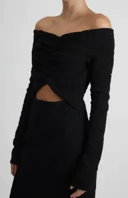 Camilla and Marc Minerva Dress Black Size 8  for rent on The Volte - image 2