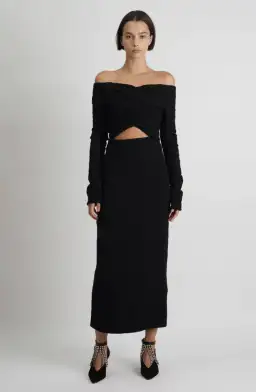 Camilla and Marc Minerva Dress Black Size 8  for rent on The Volte - image 1