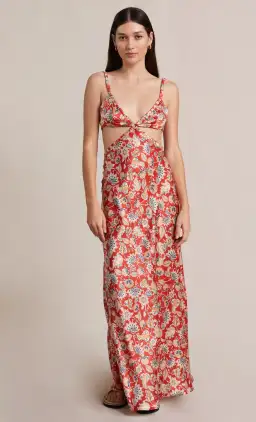 Bec and Bridge Ruby Maxi Dress Print Size 10 