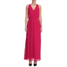 Patrizia Pepe Pleated Dress Fuchsia Size 40