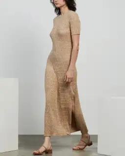 Anna Quan Sasha Dress Beige Size 10