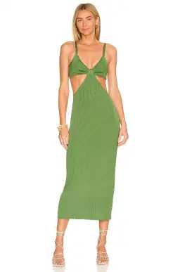 Cult Gaia Serita Dress Green Size 8