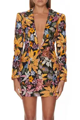 Eliya the Label Skyla Blazer Print Size 10  for rent on The Volte - image 2