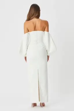 Bianca & Bridgett Honey Dress White Size 6 for rent on The Volte - image 4