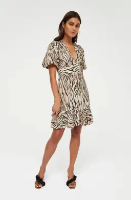 Sheike Landslide Dress Animal Print Size 16 for rent on The Volte - image 1