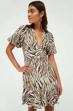 Sheike Landslide Dress Animal Print Size 16 for rent on The Volte - image 2