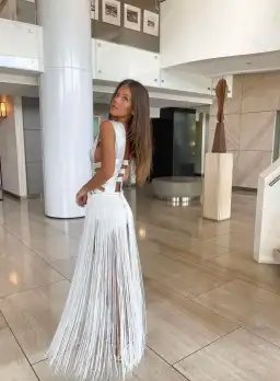 Bronx and Banco Issa Blanc Gown White Size XXS / AU 4 for rent on The Volte - image 4