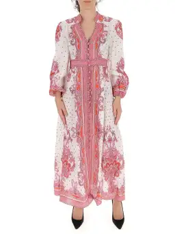 Zimmermann Bells Paisley Midi Dress Print Size 14 for rent on The Volte - image 3