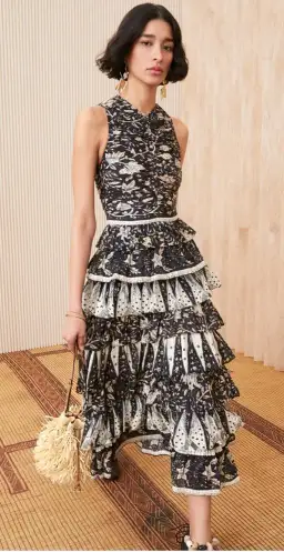 Ulla Johnson Ariah Dress Rainforest Print Size 8