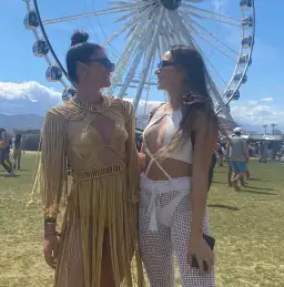 Denisse M Vera Zephora Dress Gold One Size for rent on The Volte - image 1