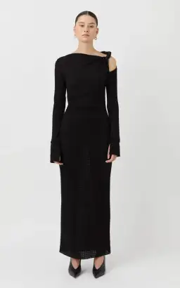 Camilla and Marc Ellsworth Twist Dress Black Size 10 for rent on The Volte - image 2