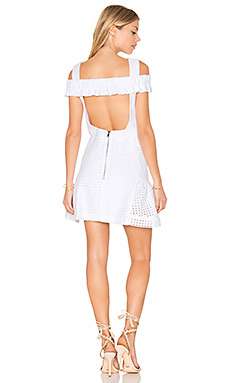 By johnny Marthe lace elastic frill mini dress for rent on The Volte - image 2
