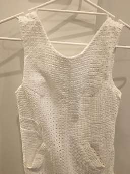 By johnny Marthe lace elastic frill mini dress for rent on The Volte - image 3