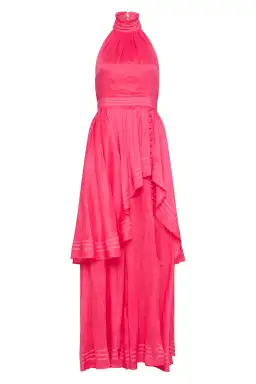 Aje Sienna Maxi Dress Pink Size 8 for rent on The Volte - image 4