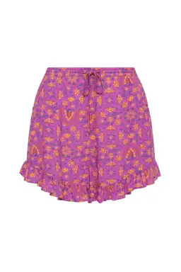 Spell Madame Peacock Blouse and Short Set Print Size M for rent on The Volte - image 4