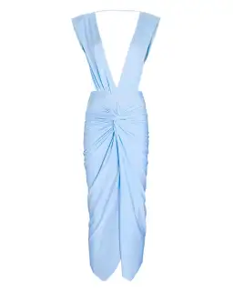 Baobab Mia Open Back Midi Dress Sky Size 6  for rent on The Volte - image 3
