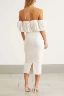 Rachel Gilbert Harley Dress Ivory Size 1 / AU 8 for rent on The Volte - image 2