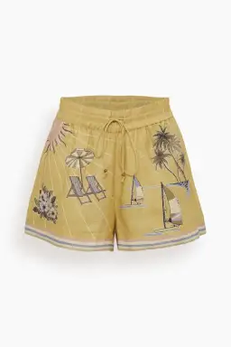 Alemais Sunset Shades Short in Sand Size 8 