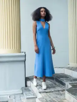 C/Meo Collective First Thing Dress Blue Size 10  for rent on The Volte - image 1