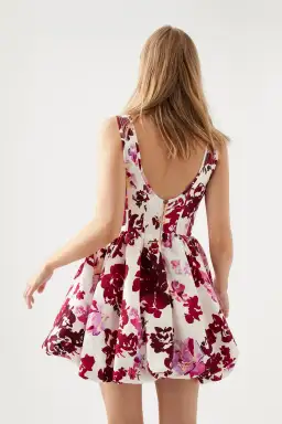 Aje Suzette Mini Dress in Roses of Provence Print Size 8  for rent on The Volte - image 3