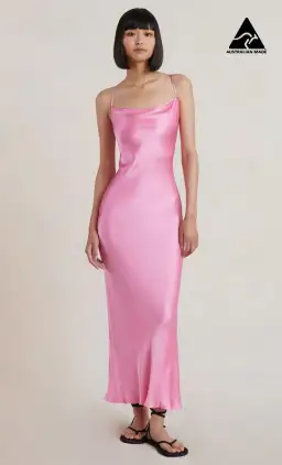 Bec & Bridge Malyka Maxi Dress Candy Pink Size 6 for rent on The Volte - image 4