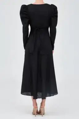 Keepsake the Label I Know Midi Dress Black Size 8 for rent on The Volte - image 3