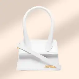 Jacquemus Le Chiquito Moyen Bag White for rent on The Volte - image 1
