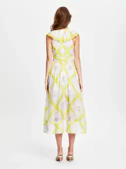 Alice McCall LA Girl Midi Dress Citrus Size 6 for rent on The Volte - image 3
