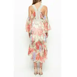 Alice McCall The Dreamer Midi Dress Morning Floral Size 6  for rent on The Volte - image 3