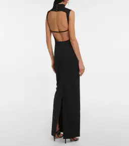 Jacquemus La Robe Palmi Maxi Dress Black Size 38 for rent on The Volte - image 3