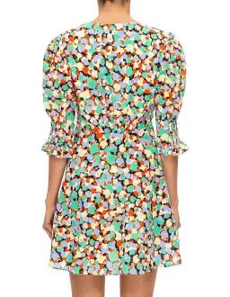 Rixo Juni 80s Micro Shell Dress Print Size 6 for rent on The Volte - image 3