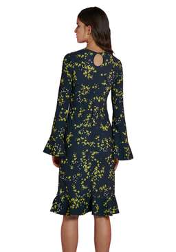 By Johnny Black Daisy Frill Sleeve Slip Dress Size 10